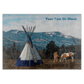 Tipi - Winterkamp Snijplank (Voorkant)