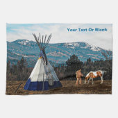 Tipi - Winterkamp Theedoek (Horizontaal)