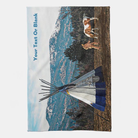 Tipi - Winterkamp Theedoek (Verticaal)