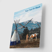 Tipi - Winterkamp Vierkante Klok (Hoek)