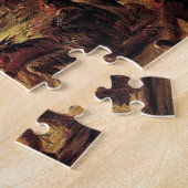 Tipis Sioux Oorlogsraad George Catlin Rond 1850  Legpuzzel (Zijkant)