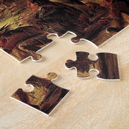 Tipis Sioux War Council George Catlin Circa 1850 Legpuzzel (Zijkant)