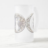 Tiple Moon Moonstone Goddess Matglas Bierpul (Voorkant rechts)