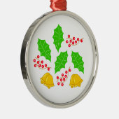 Tipo Bola Feliz Navidad Metalen Ornament (Rechts)