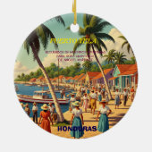  tipo chapa PUERTO DE TELA Keramisch Ornament (Achterkant)