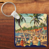  tipo chapa PUERTO DE TELA Sleutelhanger (Voorkant)