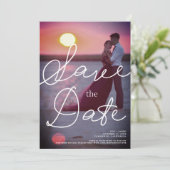 Tipografía moderna con imagen romántica de pareja (Staand voorkant)