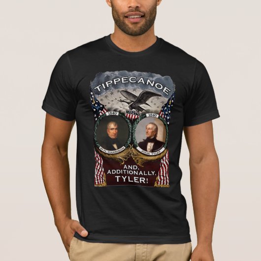 Tippecanoe 1840 Mannen donker Shirt (Voorkant)