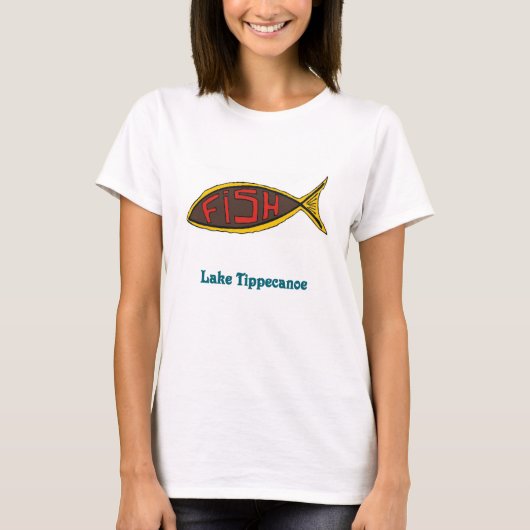 tippecanoe in vis t-shirt (Voorkant)