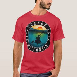 Tippecanoe Lake Wisconsin Kajakken T-shirt