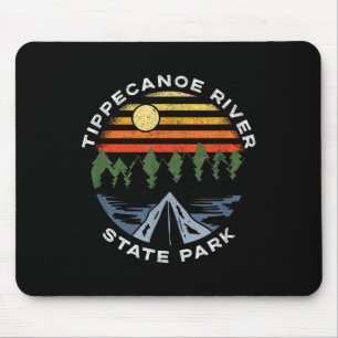 Tippecanoe River State Park Indiana bos kamperen Muismat