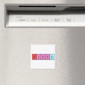 Tipper periodieke tabelnaam magneet (Insitu (Vaatwasser))