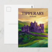 Tipperary Ierland Briefkaart (Voorkant / Achterkant)