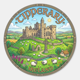 Tipperary Ierland Ronde Sticker