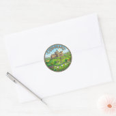 Tipperary Ierland Ronde Sticker (Envelop)