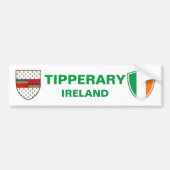 Tipperary Ireland Crest en Irish Flag Bumpersticker (Voorkant)