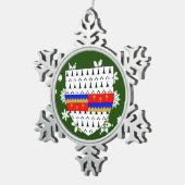 Tipperary Ireland Crest Irish Tin Sneeuwvlok Ornament (Rechts)