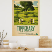 Tipperary Ireland, Retro Irish Travel Advert Poster (Keuken)