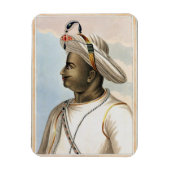 Tippoo Sultan (1749-99) bord uit 'Picturesque Sc Magneet (Verticaal)