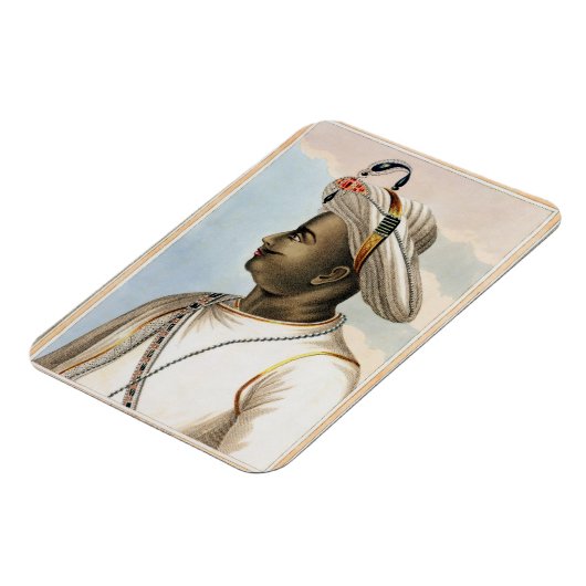 Tippoo Sultan (1749-99) bord uit 'Picturesque Sc Magneet (Linkerzijde)