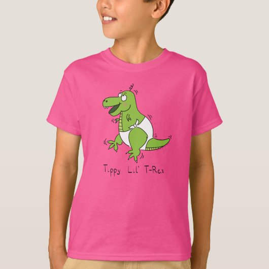 Tippy T-Rex Baby Dinosaur Kind Boy T-shirt (Voorkant)