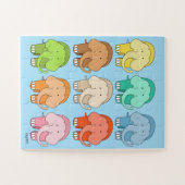 Tippy Toes Elephant Big Piece Puzzel Legpuzzel (Horizontaal)