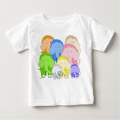 Tippy Toes Elephant Herd T-shirt (Voorkant)