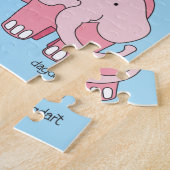 Tippy Toes Olifant Grote Puzzelstukken Puzzel (Zijkant)