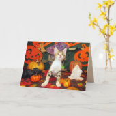 Tippy's Big Scare - Halloween Kaart (Gele Bloem)