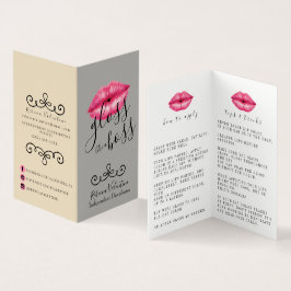 Tips en tricks Lipsense Distributor Visitekaartje