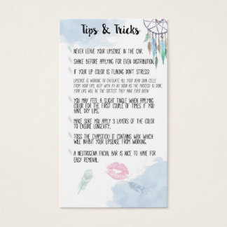 Tips en trucs Lip sense Boho Visitekaartje
