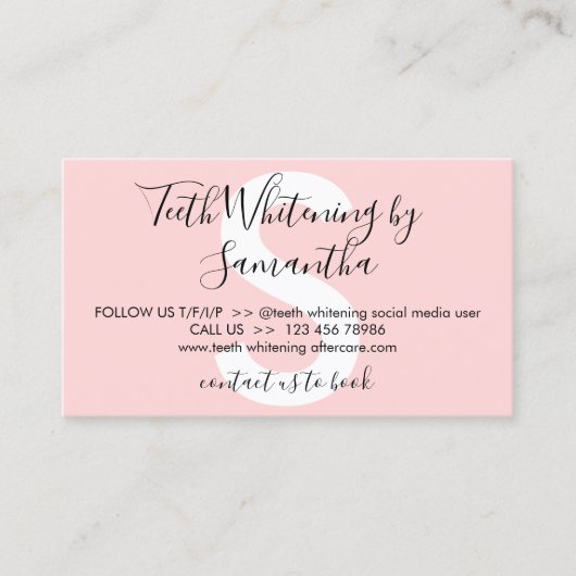 Tips-instructies voor het testen van witwerk na te visitekaartje (Voorkant)