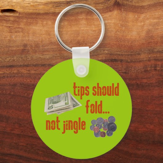 Tips moeten vouwen sleutelhanger (Voorkant)