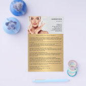 Tips na een gezichtsbehandeling flyer (Enkel)
