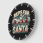 Tips voor de Kerstman - Funny Christmas Fitness Grote Klok (Hoek)