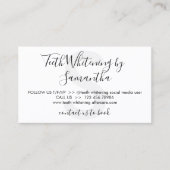 Tips voor de Twitter-witmaking na tercare Visitekaartje (Voorkant)