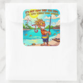 Tips voor een leuke Geviste ervaring Vierkante Sticker (Tas)