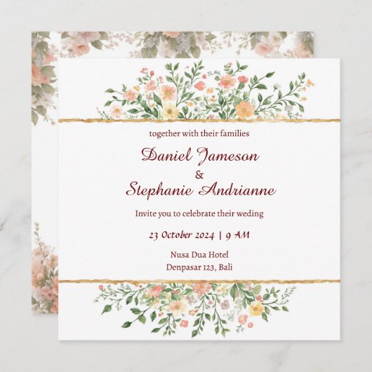 Tips voor een memorabele en liefdevolle bruiloft kaart (Voorkant / Achterkant)