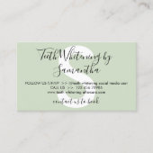 Tips voor groene twitserij visitekaartje (Voorkant)