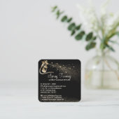 Tips voor verstuiving Tan Aftercare Vierkante Visitekaartje (Staand voorkant)