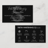 Tips voor zwarte twitning aftercare visitekaartje (Voorkant / Achterkant)