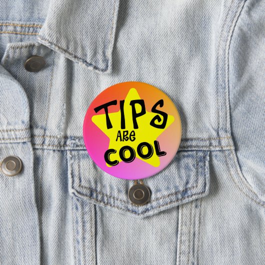 Tips zijn een Button met een kool-warm (In situ)
