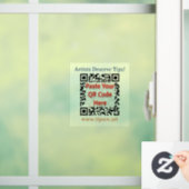 TipSee Lid Venster Decal (transparant) (Huis)