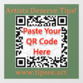 TipSee Lidraam Sticker (groen) (Vel)