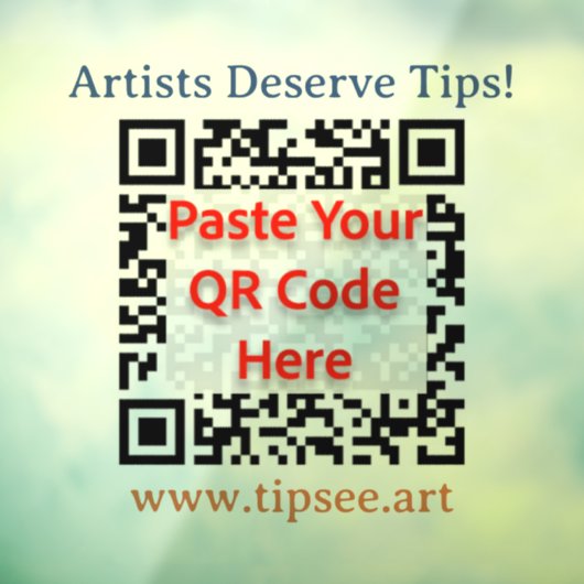 TipSee Member Window Cling Decal (transparent) (Vel 3)