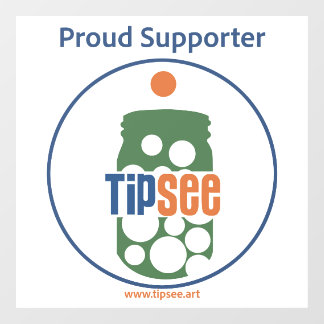 TipSee Supporter Raamsticker