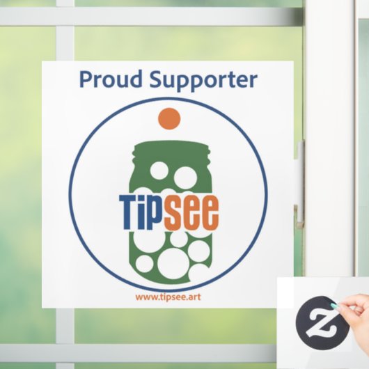 TipSee Supporter Window Decal (Huis)