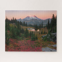 Tipsoo Lake en Mount Rainier Autumn Sunrise