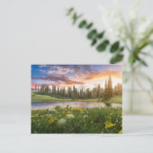 Tipsoo Lake of Mt. Rainier Briefkaart (Staand voorkant)