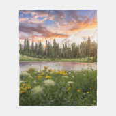 Tipsoo Lake of Mt. Rainier Fleece Deken (Voorkant)